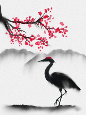 hand_painted_traditional_bird